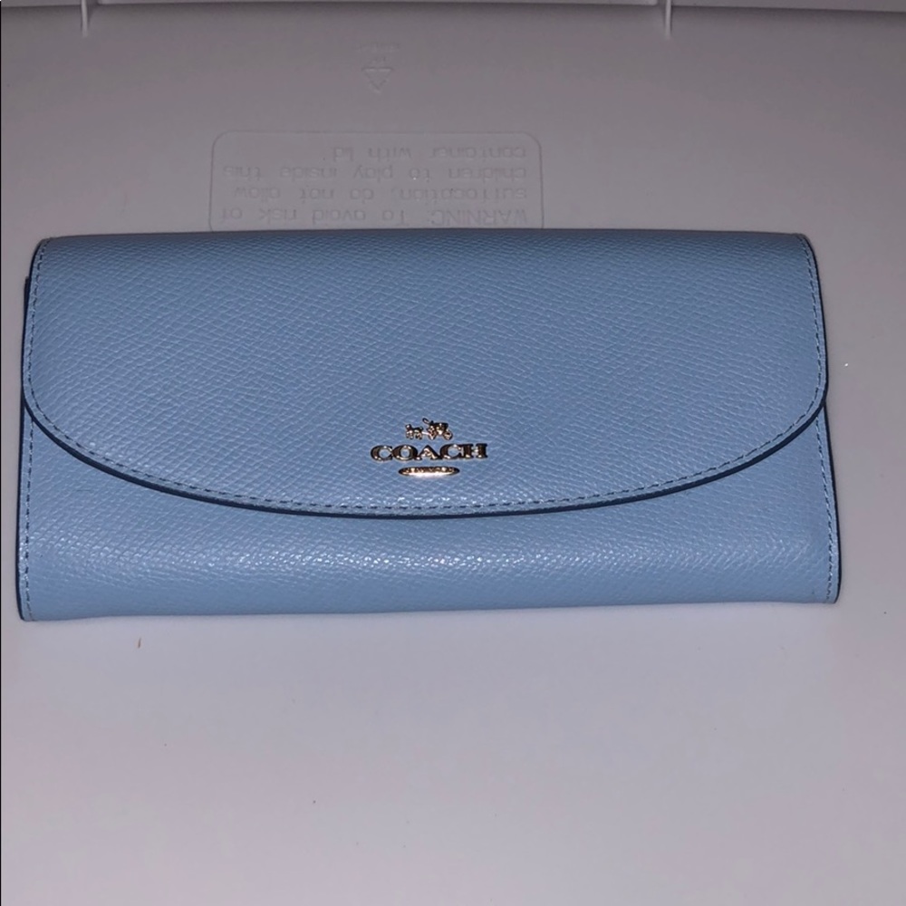 Coach Ice Blue Wallet